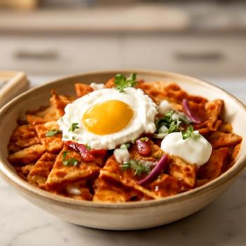 Chilaquiles Rojos Traditionnels