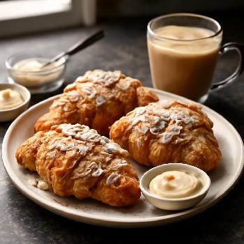 Croissants aux Amandes et Café Crème : Un Classique Français Revisité