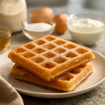 Gaufres Belges Faciles au Yaourt : Moelleuses et Rapides