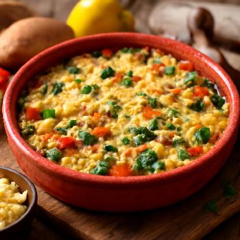 Gratin Petit Déjeuner Végétarien à la Mijoteuse