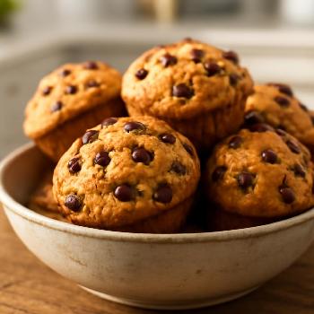 Muffins Extra Moelleux aux Pépites de Chocolat