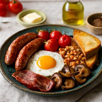 Petit Déjeuner Anglais Complet Traditionnel