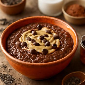Pouding de Chia Chocolat et Beurre de Cacahuète Végétalien