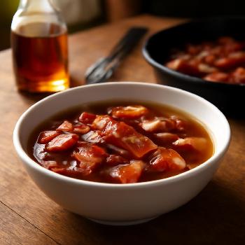Sirop d'érable infusé au bacon