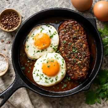 Steak au Poivre et Oeufs Pochés pour un Brunch Gourmand