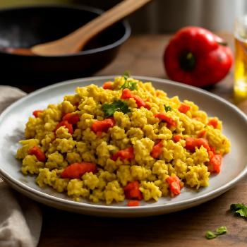 Tofu Brouillé Végétalien Facile et Savoureux