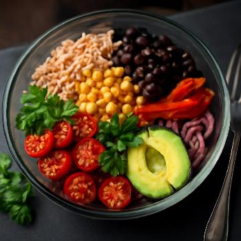 Bol de Burrito Végétalien Facile et Rapide