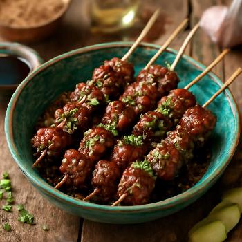 Brochettes d'Agneau façon Yakiniku