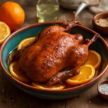 Canard Rôti à l'Orange Classique