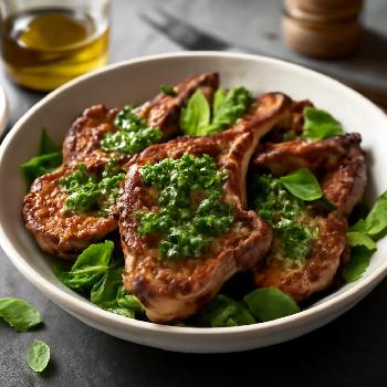 Côtelettes d'Agneau Sauce à la Menthe : Une Explosion de Saveurs