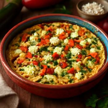 Frittata aux Légumes et Feta