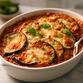 Gratin d'Aubergines à la Parmigiana Revisité