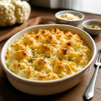Gratin de Chou-fleur Crémeux à la Béchamel