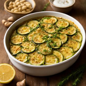 Gratin de Courgettes Vegan au Lait de Coco et Noix de Cajou