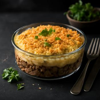 Hachis Parmentier Végétarien aux Champignons et Noix