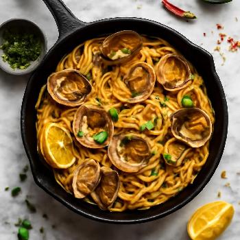 Linguine aux Palourdes à la Façon Italienne