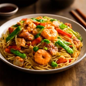 Nouilles de Singapour Rapides et Savoureuses