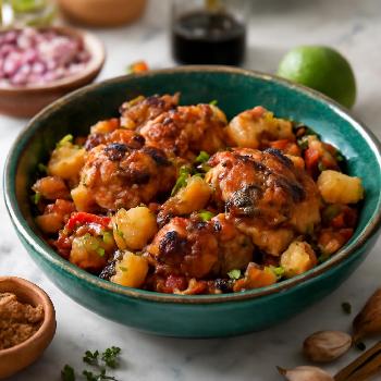 Poulet Ananas Grillé à la Jamaïcaine