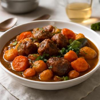 Ragoût d'agneau traditionnel à la française