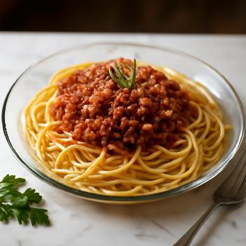 Spaghetti Bolognese Traditionnelle