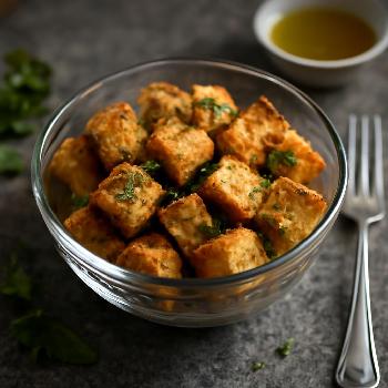 Croûtons Ail et Parmesan Faciles