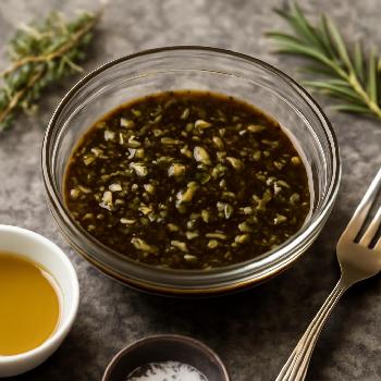 Marinade balsamique aux herbes pour salade