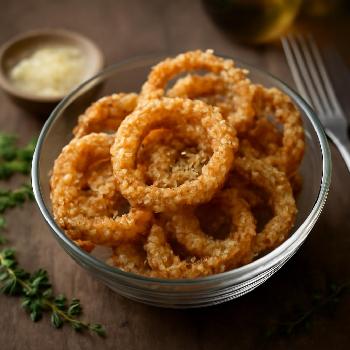 Oignons Frits Croustillants au Four : Une Option Plus Saine