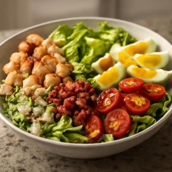 Salade Cobb Protéinée Faible en Glucides