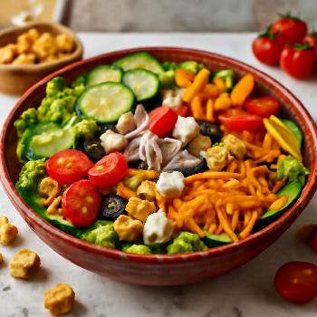 Salade Composée Rafraîchissante pour Bar à Salades