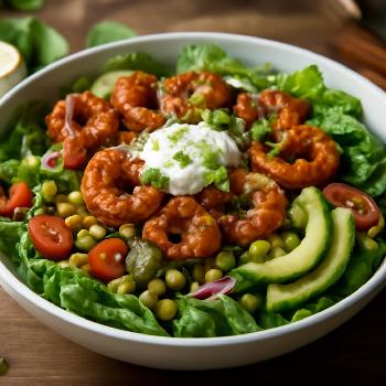 Salade de Crevettes Cajun aux Saveurs Explosives