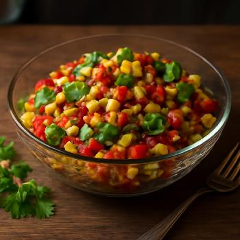 Salade de maïs grillé à la mexicaine