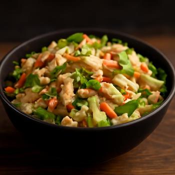 Salade de Poulet Chinoise à la Vinaigrette Sésame