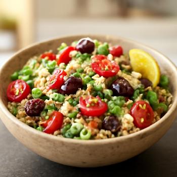 Salade de Quinoa Méditerranéenne Préparée à la Minute