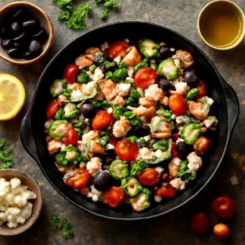 Salade de Thon Classique au Goût Méditerranéen