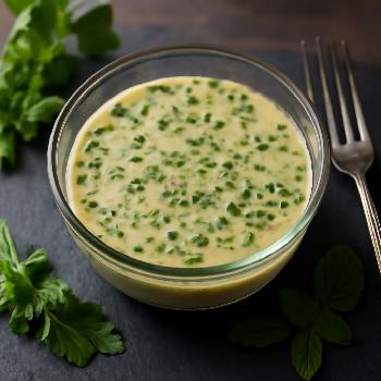 Vinaigrette au Tahini et aux Herbes Fraîches