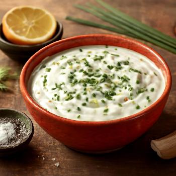 Vinaigrette Crémeuse à la Ciboulette et au Yaourt Grec