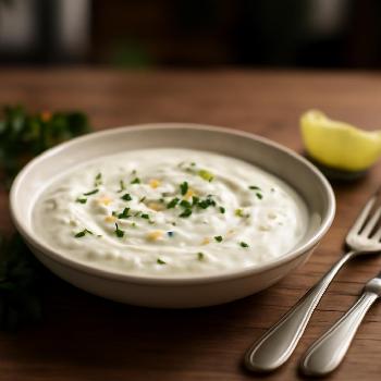 Vinaigrette Crémeuse au Yaourt Grec et Citron