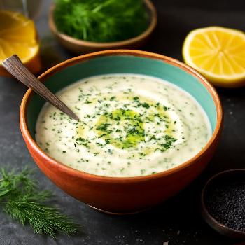 Vinaigrette crémeuse aux graines de pavot et yaourt grec