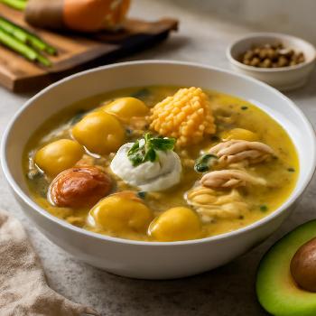 Ajiaco Colombien : Une Soupe Réconfortante au Goût de la Colombie