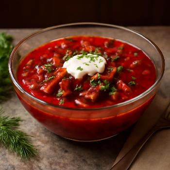 Bortsch Ukrainien Traditionnel