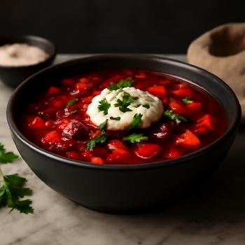 Bortsch Végétarien Ukrainien