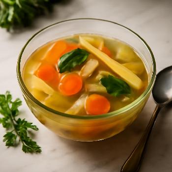 Bouillon de Légumes au Gingembre et Citronnelle