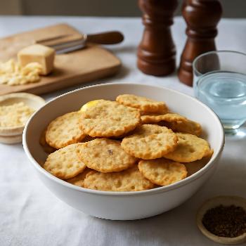 Craquelins au Parmesan et Poivre Noir pour Soupe