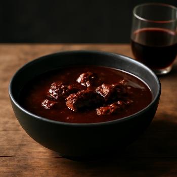 Déglacer au Vin Rouge pour une Soupe Profonde et Riche