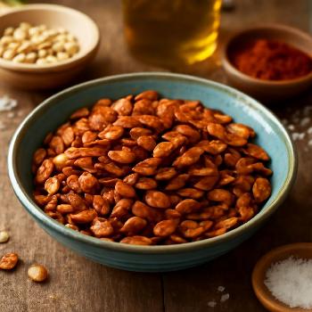 Graines de Courge Grillées et Épicées