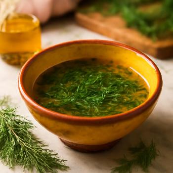 Huile Aromatisée à l'Aneth Fraîche