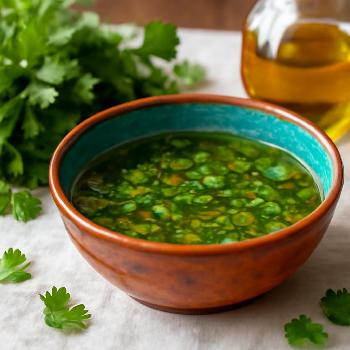 Huile infusée à la Coriandre