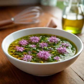 Huile Infusée aux Fleurs de Ciboulette