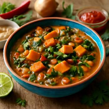 Ragoût Africain Végétarien aux Cacahuètes