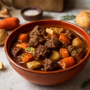 Ragoût d'agneau aux légumes racines à la mijoteuse